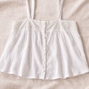 Love Notes Ivory Lace-Trimmed Camisole